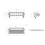 10 Inch LED Light Bar Wide Driving OnX6 4