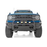 Nudge Bar 20 Inch BLK DRL Single Row LED Ford Bronco 4WD 2021 4