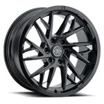 MR801 20x9 0mm Offset 6x135 87mm Centerbore Gloss Black Milled (MR80129016500) 2