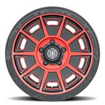 17&amp;quot; SATIN BLACK RED VICTORY WHEELS 2