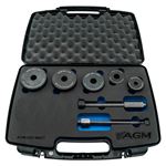 Master Uniball Set W/ .750 .875 1.0 1.250 and 1.500 Inch Tools Plus 1-.500 and .750 Inch Screw 2