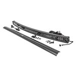 54 Inch Black Series LED Light Bar Curved Dual Row Cool White DRL (72954BD) 2