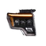 XB LED Headlights: Ford F150 (09-14) (Pair / ASM Amber DRL) (LF506-A-ASM) 4