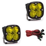 LED Light Pods Amber Lens Driving/Combo Pair Squad