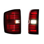 XB LED Tail Lights: Chevy Silverado (14-19) (Pair / Red) (Gen 2) (LF728) 2