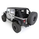 Bowless Combo Top Kit W/Tinted Windows- Black Diamond 07-18 Wrangler(JK) 4 Door (9083135K) 4