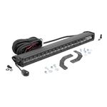 LED Light Kit Under Bed Mount 20" Black Single Row Polaris Ranger XP 1000 (93016) 2