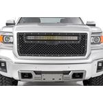 Mesh Grille 30" Dual Row LED Black GMC Sierra 1500 2WD/4WD (2014-2015) (70190) 2