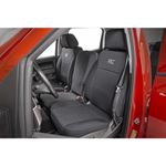 Neoprene Front Seat Covers Black 14-18 Silverado-4