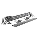 LED Light Kit Bumper Mount 30" Black Dual Row Toyota 4Runner (14-20) (70786) 2