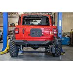 Jeep JL Frame Mounted Tire Carrier with Bumper End Caps8 Present Wrangler JL 2