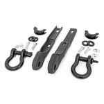 Tow Hook Brackets D-Ring Combo Nissan Titan 2WD/4W