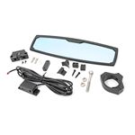 UTV Aluminum Rear View Mirror Dome Light 12" 1.75-2" Mount (99007A) 4