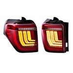 XB LED Tail Lights: Toyota 4Runner (10-24) (Pair / Red) (Gen 2) (LF738) 4