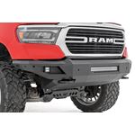 Front Bumper w/Skid Plate and Tow Hooks - Ram 1500 (19-23) (10808ATH) 2
