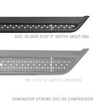 Dominator Xtreme DSS Side Steps with Rocker Panel Mounting Bracket Kit (DSS4054T) 2