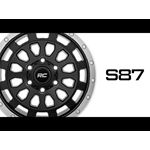 87 Series Wheel Simulated Beadlock Black/Machined 17x8.5 6x5.5 +0mm (87170912B) 2