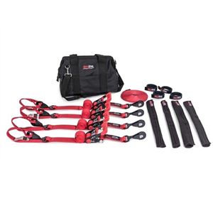 Polaris General 2 x 10 Ratchet Tie-Down with Twisted Snap Hooks & Axle Strap Combo by PRP SEATS