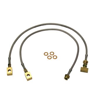 F-250/F-350 Stainless Steel Brake Line 90-97 F-250/F-350 Front Lift Height 4-6 Inch Pair (FBL91)