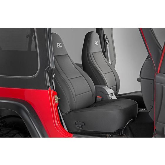 Seat Covers Front and Rear Jeep Wrangler TJ (03-06)/Wrangler Unlimited (04-06) (91001) 4