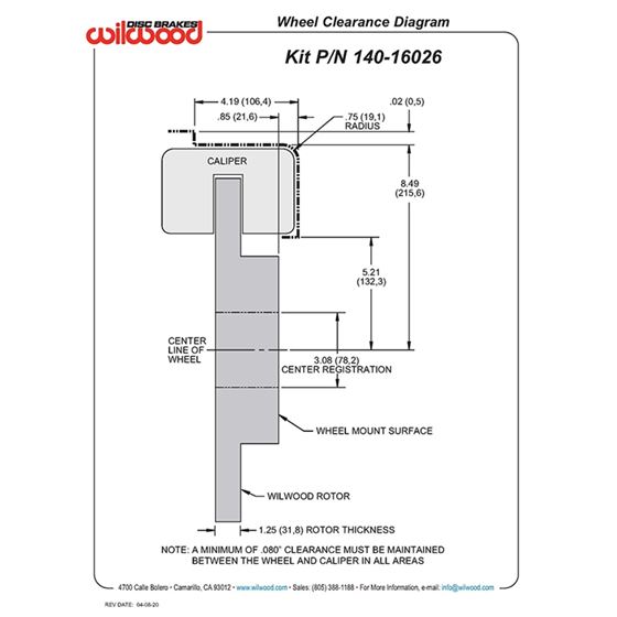 AERO4 Big Brake Truck Rear Brake Kit 4