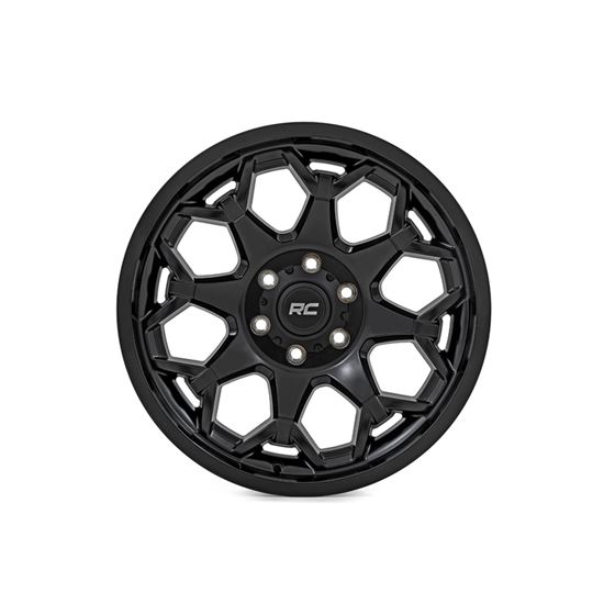 80 Series Wheel One-Piece Semi Gloss Black 20x10 6x5.5 -19mm (80201812) 2