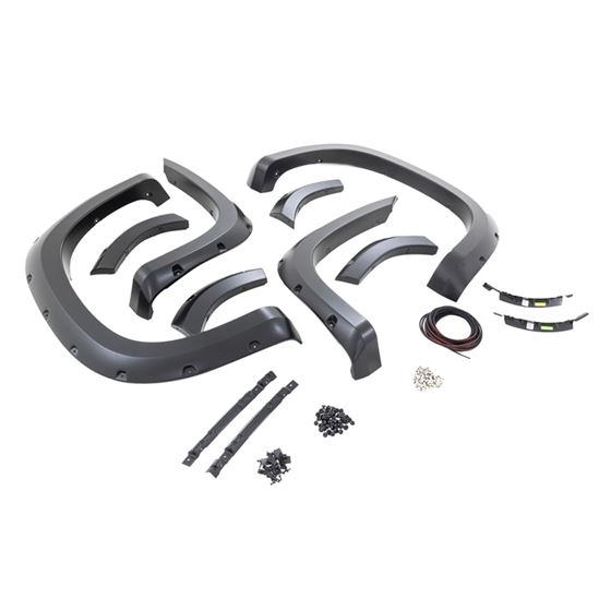 Pocket Fender Flares GB8 Mosaic Black Chevy Silverado 1500 2WD/4WD (19-21) (F-C11911A-GB8) 2