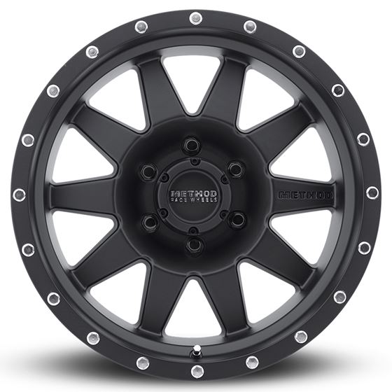 MR301 The Standard 17x8.5 +25mm Offset 6x4.5 83mm Centerbore Matte Black 2