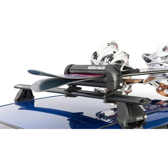 Rhino-Rack Ski & Snowboard Carrier - 3 Skis or 2 Snowboards