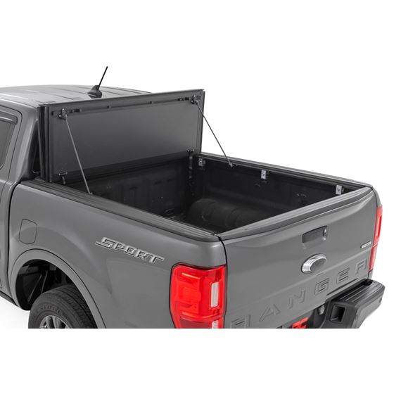 Hard Tri-Fold Flip Up Bed Cover - 5' Bed - Ford Ranger 2WD/4WD (19-23) (49220500) 2