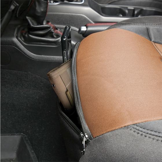 GEN2 Neoprene Front and Rear Seat Cover Kit (Tan/Black) (578125) 4