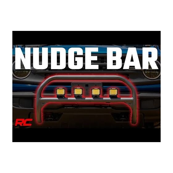 Nudge Bar 20 Inch Chrome Single Row LED Ford Bronco 4WD 2021 2