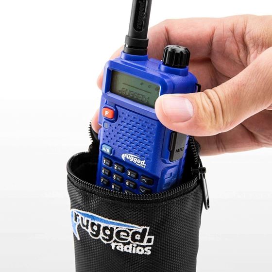 Ballistic Nylon Handheld Radio Bag - by Rugged Radios 4
