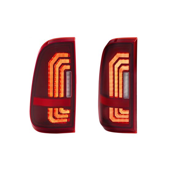 XB LED Tail Lights: Ford Super Duty (99-16) (Pair / Red) (LF732) 4