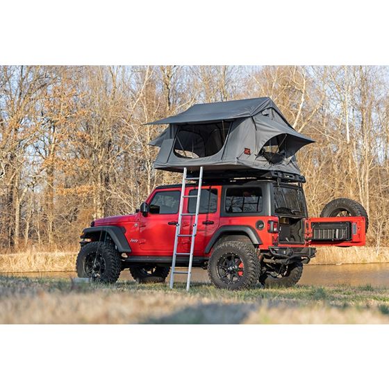 Roof Top Tent Rack Mount 12 Volt Accessory w/Ladder Extension and LED Light Kit (99049) 4