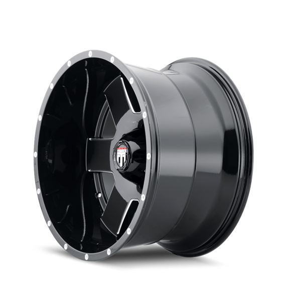 ARMOR (AT155) BLACK/MILLED 18X9 6-135 -12MM 87.1MM (AT155-8936M-12) 2