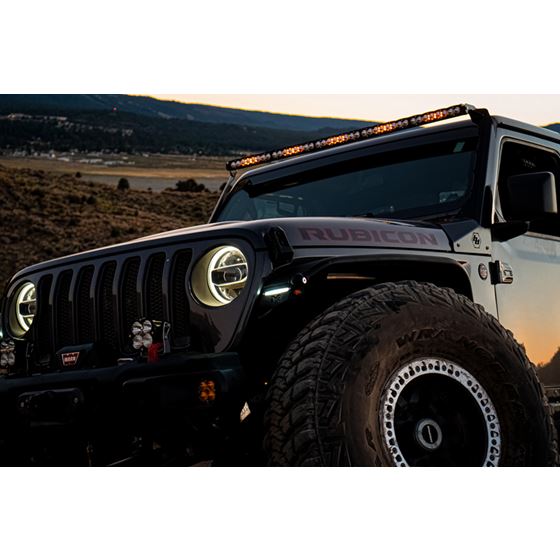 Jeep JL/JT Roof Bar LED Light Kit 50 Inch OnX6+ w/Upfitter 4