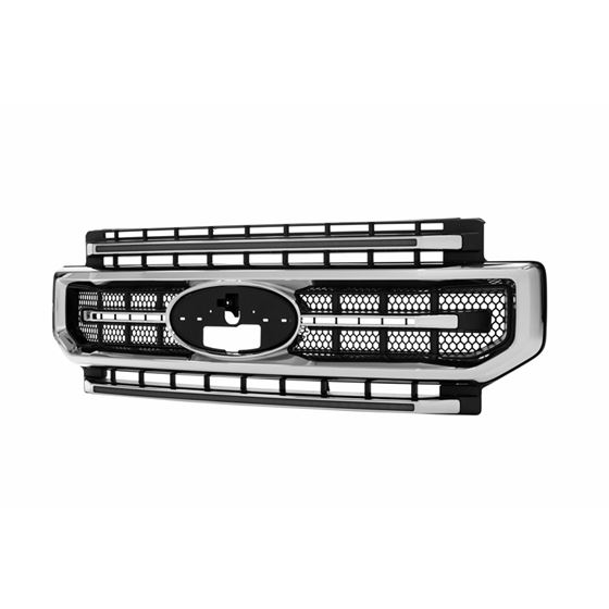 XBG LED Grille: Ford Super Duty (20-22) (Chrome Finish / Amber DRL) (XBG13) 4