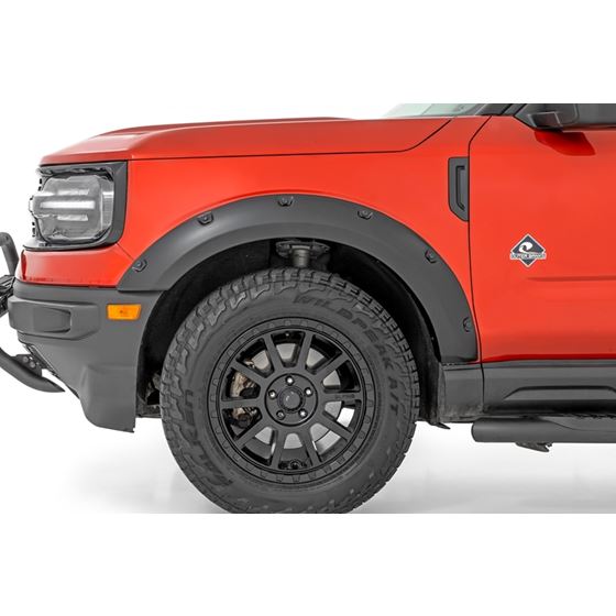 Pocket Fender Flares JS Iconic Silver Ford Bronco Sport 4WD (2021-2024) (F-F11612A-JS) 4