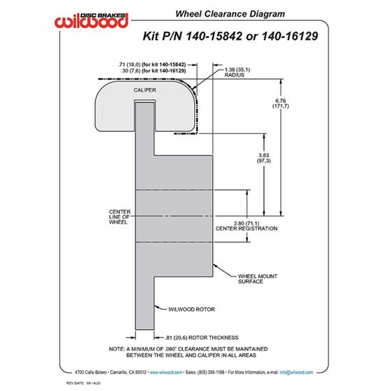 Forged Dynapro Low-Profile Rear Electronic Parking Brake Kit 4