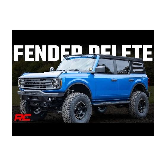 Fender Flare Delete - Ford Bronco 4WD (2021-2023) (51061) 2