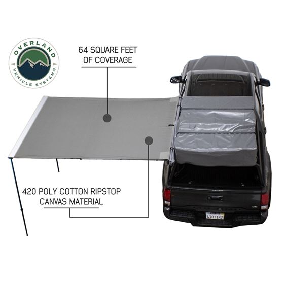 Nomadic Awning 2.5 - 8.0' With Black Cover 2