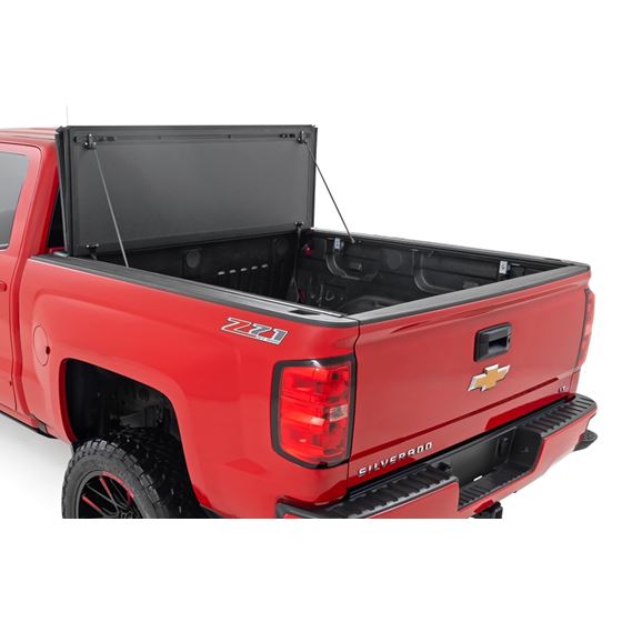 Hard Tri-Fold Flip Up Bed Cover 5'9" Bed Chevy/GMC 1500/2500HD/3500HD (14-19) (49119551) 2