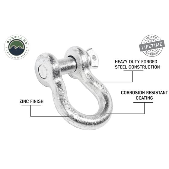 Recovery Shackle 34 475 Ton  Zinc 4