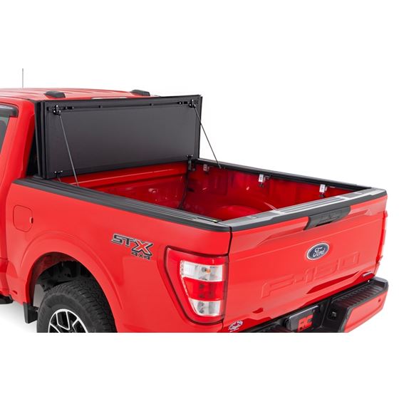 Hard Tri-Fold Flip Up Bed Cover - 5'7" Bed - Ford F-150 (15-20) (49220550) 2