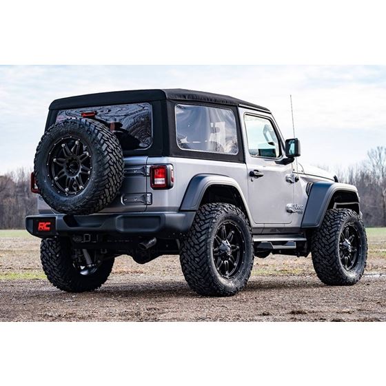 35 Inch Jeep Suspension Lift Kit Vertex Reservoir Stage 2 Coils and Adj Control Arms 1820 Wrangler J