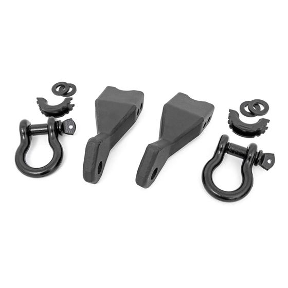 Chevy Tow Hook to Shackle Conversion Kit wStandard DRings and Rubber Isolators 1920 Silverado 1500 2
