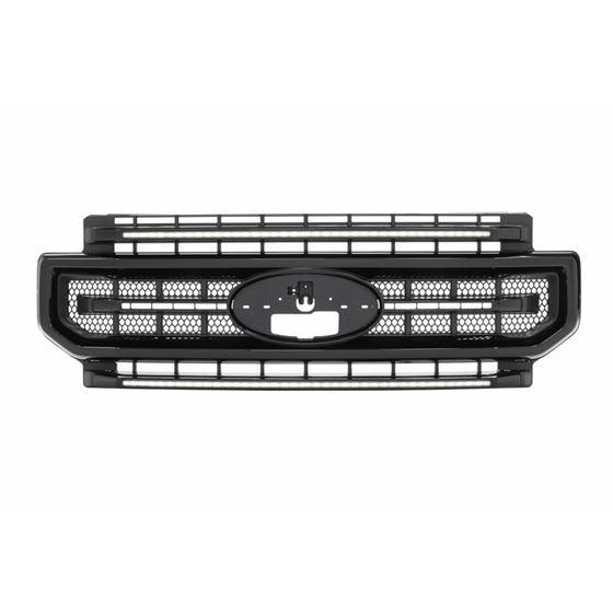 XBG LED Grille: Ford Super Duty (20-22) (Gloss Black / White DRL) (XBG10) 2