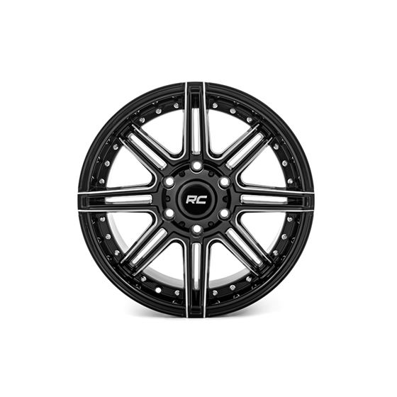 88 Series Wheel - One-Piece - Gloss Black - 22x10 - 8x6.5 - -19mm (88221010)