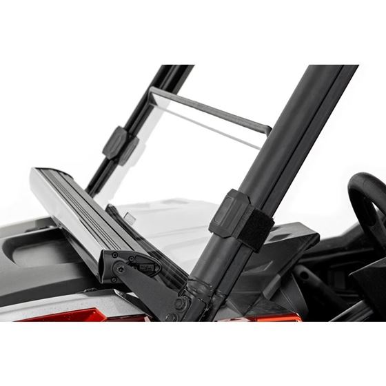 Half Windshield Scratch Resistant Polaris General/General XP 1000 (98162011A) 4